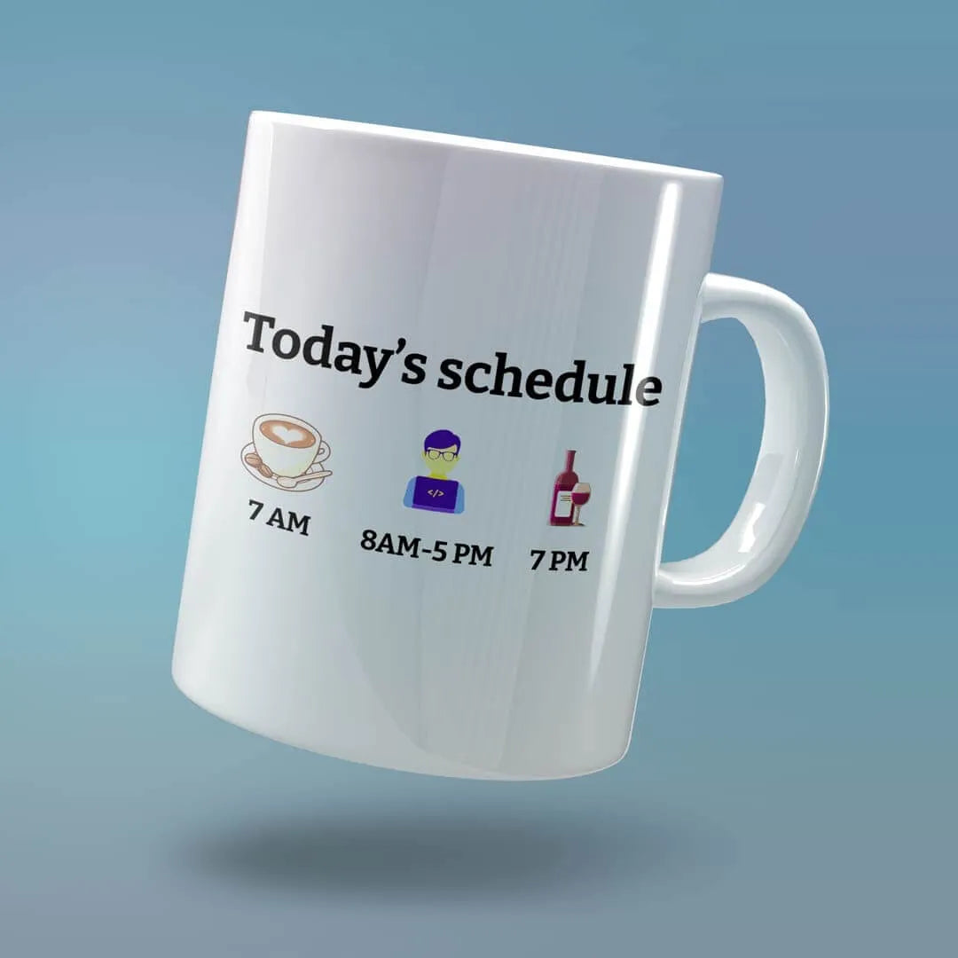 Today's Schedule Mug