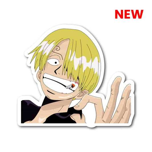 Vinsmoke Sanji Smoking | One Piece Laptop Sticker