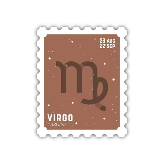 Virgo Zodiac Signs Laptop Sticker