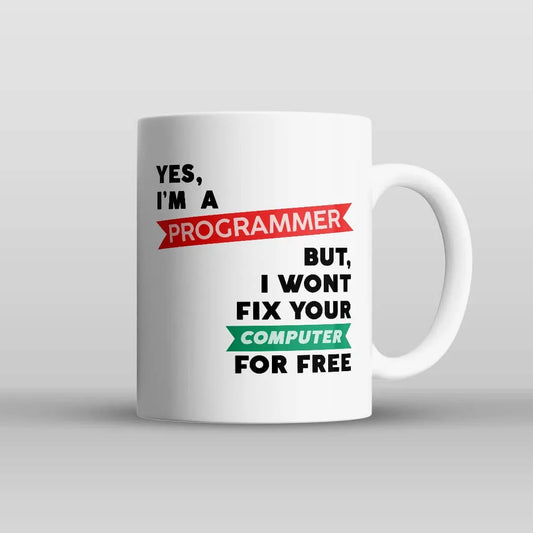 Yes I am a Programmer Mug