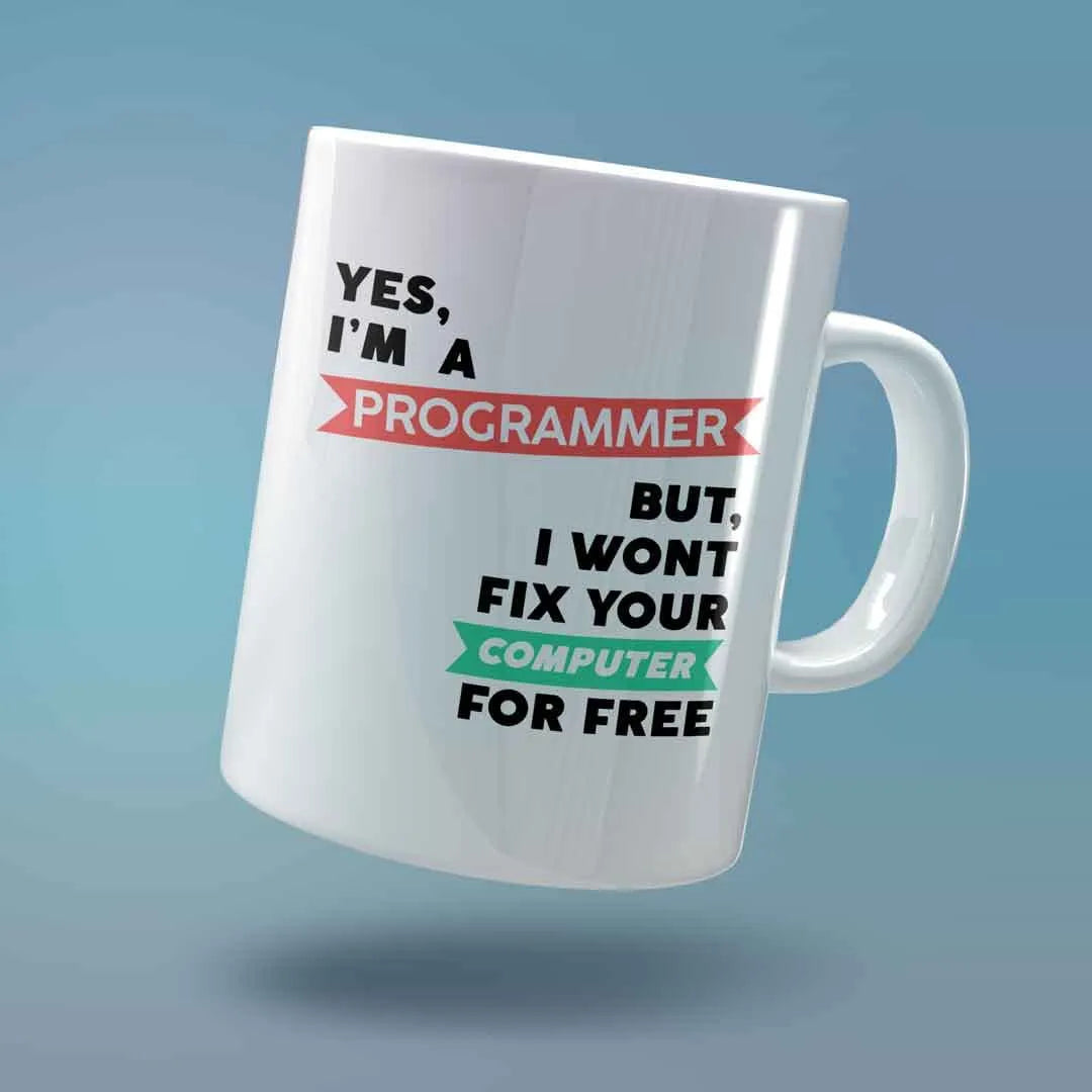 Yes I am a Programmer Mug