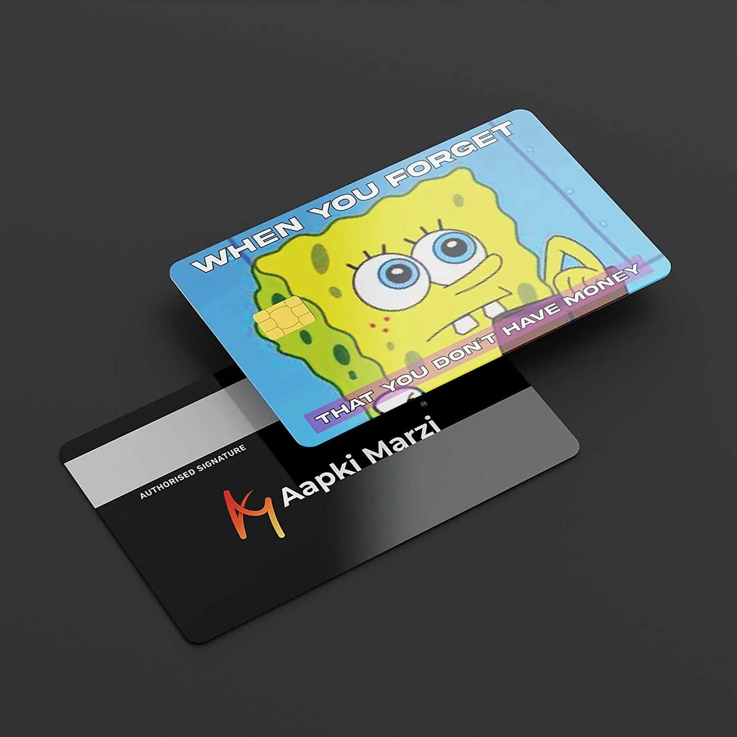 You Don't Have Money credit card skins