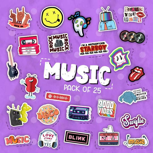 Music Laptop Stickers